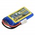 3.7V 1S 400mAh 25C鋰電池 MX2.0 -2P正向插頭